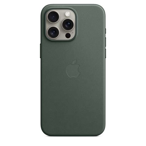 iPhone 15 Pro Max FineWoven Case with MagSafe - Evergreen - Apple