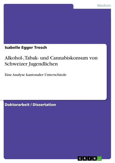 Amazon Co Jp Alkohol Tabak Und Cannabiskonsum Von Schweizer