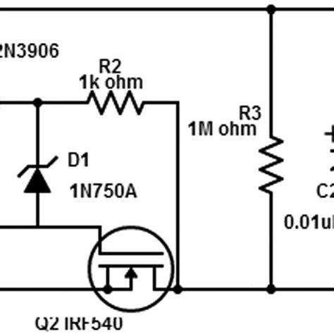 Schematic Diagram Of Voltage Regulator Circuit Download Scientific