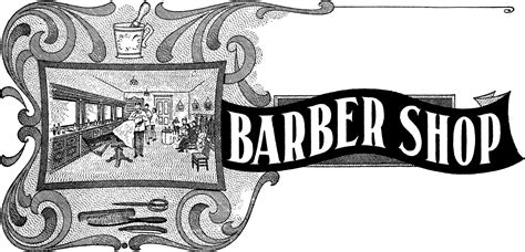 Vintage Barber Shop Sign Image! - The Graphics Fairy