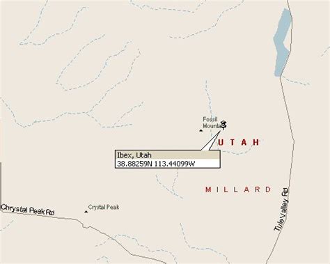 Ibex Utah Map