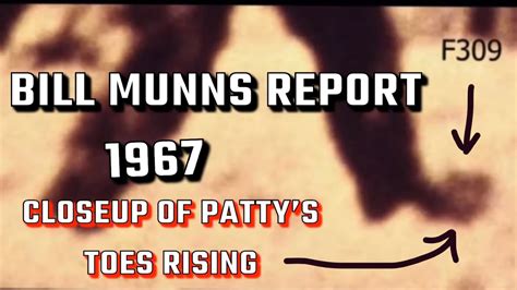 Closeup Of Pattys Toes Rising Patterson Gimlin Film 1967 YouTube