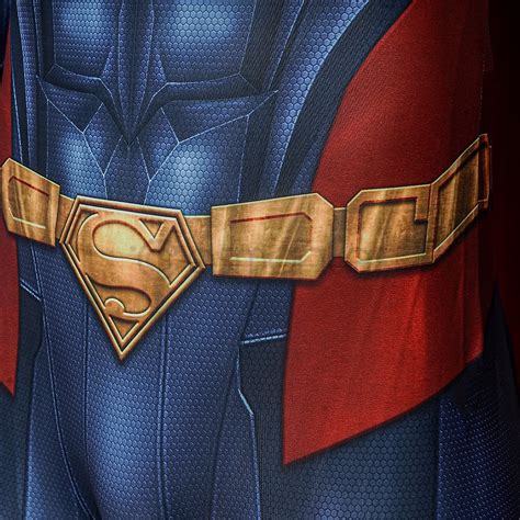 Injustice Gods Among Us Cosplay Costumes Superman Jumpsuits