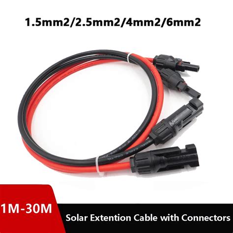 C Ble D Extension Solaire Cc Avec Connecteur Cc Long Utilis Dans Le