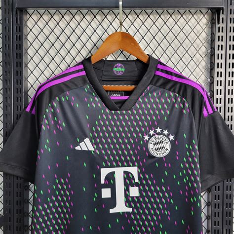 Camisa Bayern Munich Away 23 24 S N Torcedor Adidas Masculina Preto