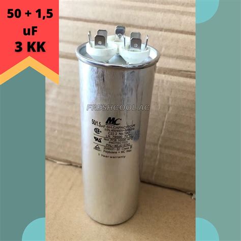 Jual Kapasitor Ac Capacitor Ac Lg Kaki Uf Merk Mc