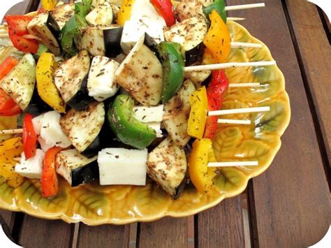 Brochettes De L Gumes L Halloumi Recette Ptitchef