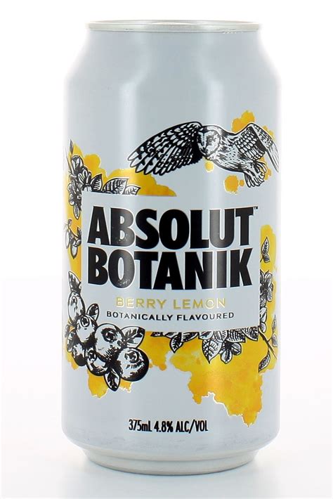 Absolut Botanik Berry Lemon 375ml Can Abolutregis