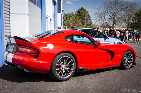 Red Dodge Viper Gts At Blue Door Garage Suites