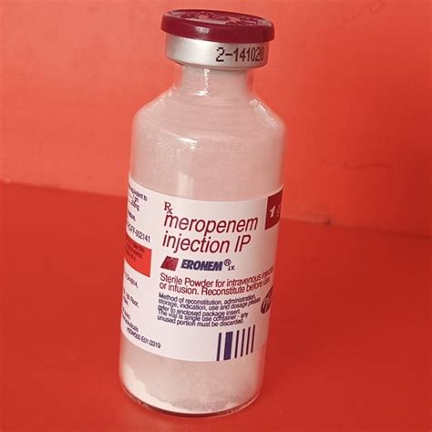 Meronem Meropenem Injection Ip Phzer At Rs 1100 Vial In Bengaluru ID