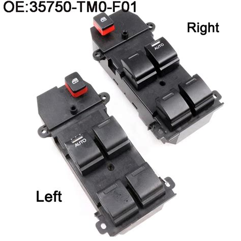 1pcs New Electric Master Power Window Switch For Honda Fit City 2007 2012 35750 Tm0 F01