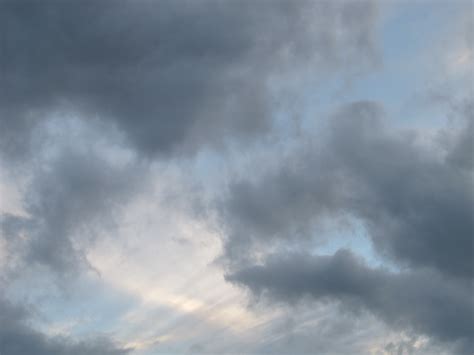 Free photo: Gray Clouds With Blue Sky - Air, High, Weather - Free ...