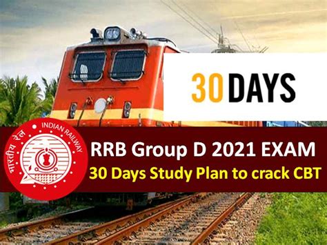 Rrb Group D 2021 Exam Study Plan Check 30 Days 1 Month Study Plan To