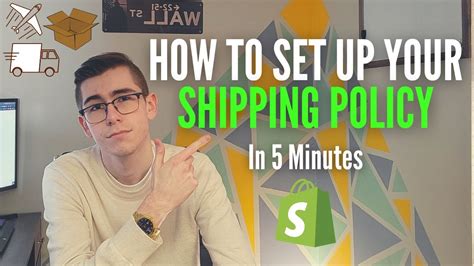 How To Setup Your Shopify Shipping Policy In Only 5 Minutes