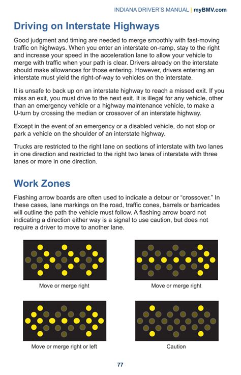 Indiana Drivers Manual Chapter 5 Safe Vehicle Operation Fill Out