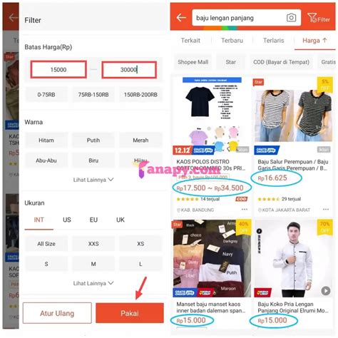 Cara Mencari Harga Produk Termurah Di Shopee Tanapy