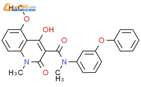 675575 16 3 3 QUINOLINECARBOXAMIDE 1 2 DIHYDRO 4 HYDROXY 5 METHOXY N 1