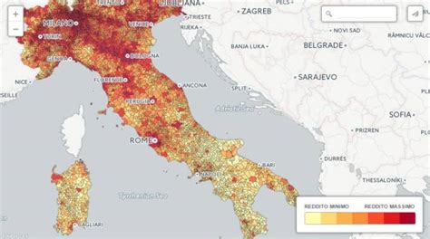 I Comuni Pi Ricchi In Italia Ecco La Mappa Dei Redditi Quotidianonet