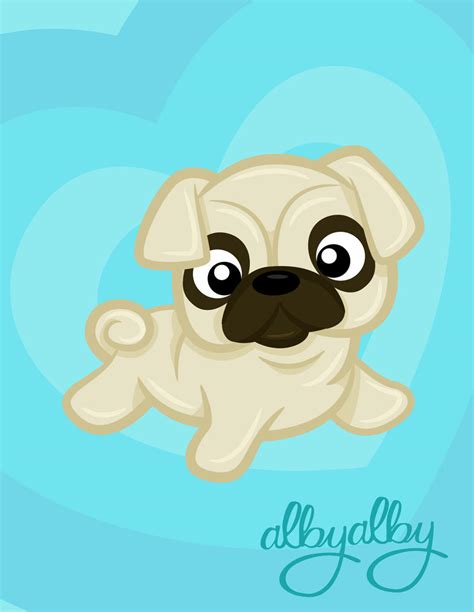 Cute Pug by ALBY-LePetiteDreamer on DeviantArt