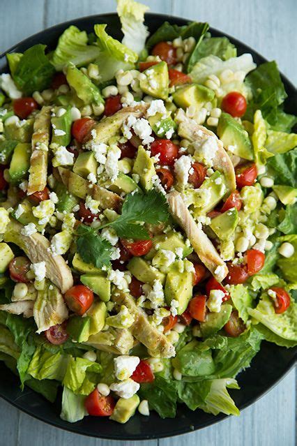 salad  grilled chicken avocado tomato  honey lime