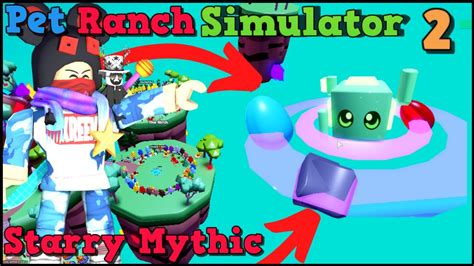 Roblox Pet Ranch Sim 2 I Got The New Starry Galactic Eggiverse Mythic