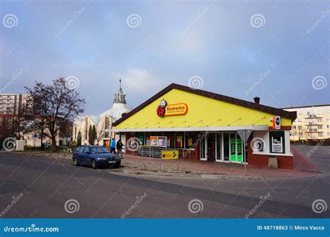 Biedronka Supermarkt Redaktionelles Stockfoto Bild Von Bereich 48718863