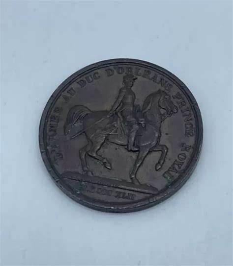 ANCIENNE MEDAILLE LOUIS Philippe I Roi Des Francais L Armee Au Duc