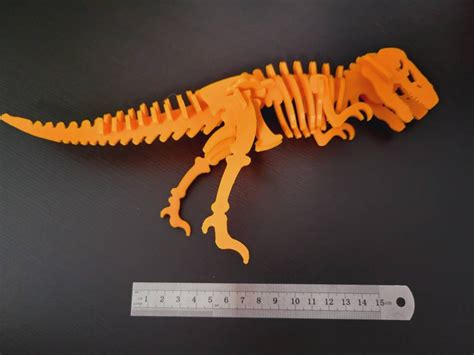 T Rex 3d Printed Dinosaur Puzzle T Rex Skeleton Dinosaur Puzzle