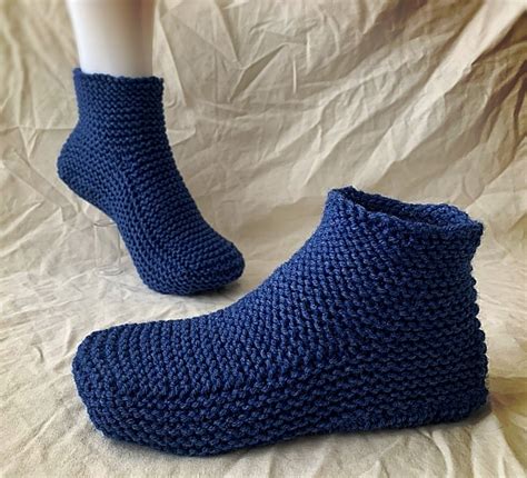 Moccasin Slippers With A Cuff Knitting Pattern With How To Video