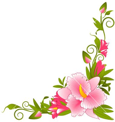 Floral Page Border - ClipArt Best