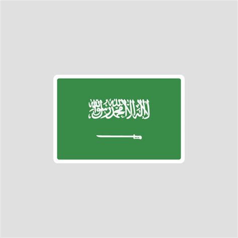 Saudi Flag Sticker Etsy