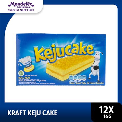 Jual Kraft Keju Cake Bolu Box X G Kue Bolu Lembut Dengan Taburan