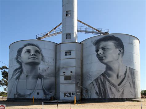 Silo Art Trail, VIC - Aussie Towns