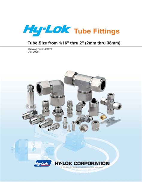 Hy Lok Tube Fittings | PDF