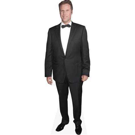 Will Ferrell Bow Tie Lifesize Cardboard Cutout Standee Walmart