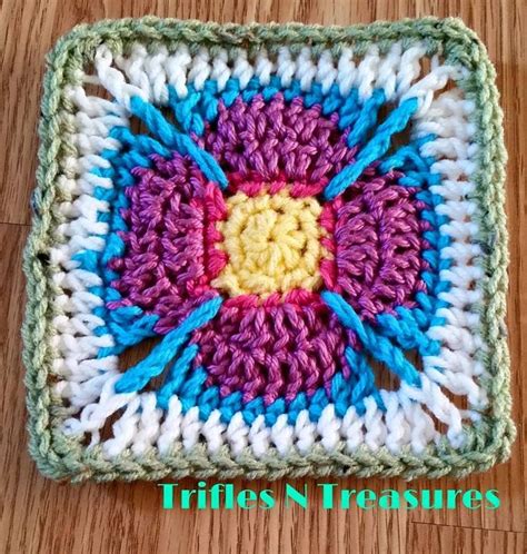 Stashbuster Crochet Granny Square Granny Square Crochet Pattern