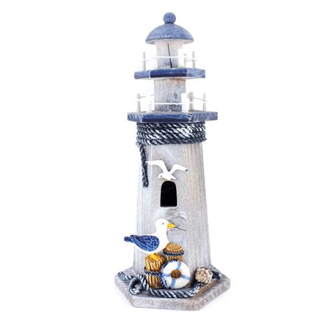 Buy genius.nn Seabird Wooden Lighthouse 10' High Nautical Themed Rooms ...