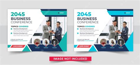 Premium Vector Corporate Horizontal Business Conference Flyer