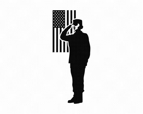 Future Soldier Salute Clipart