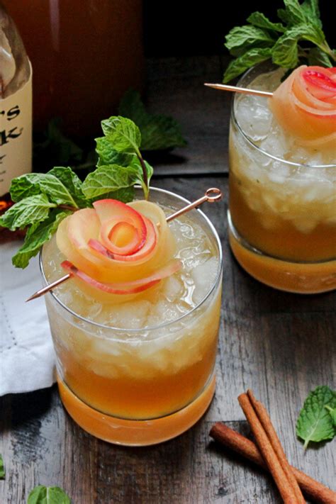 Gone With The Whiskey Apple Cider Whiskey Smash Bonappeteach