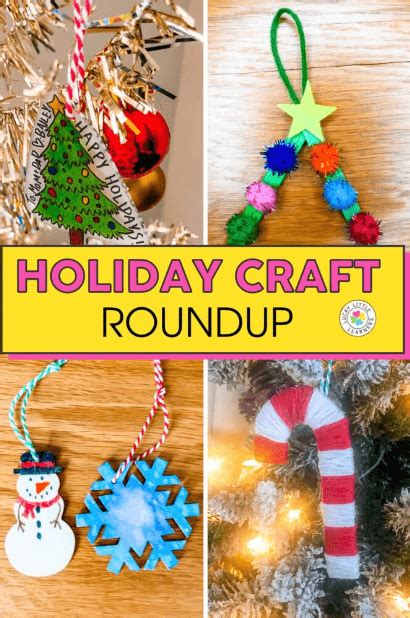 11 Easy Holiday Crafts for Kids Roundup - Lucky Little Learners