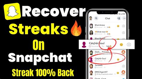 How To Restore Snapchat Streak How To Recover Snapchat Streak How