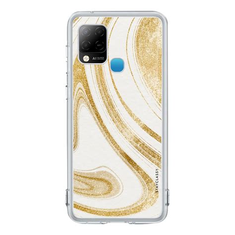 Marble Pattern Infinix Hot 10s Clear Case