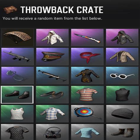 Pubg Throwback Crate Buy Pubg Skins Codes Account Pubggs