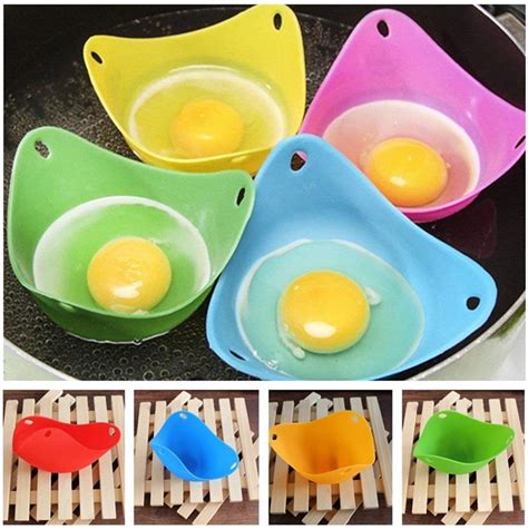 Silicone Egg Poachers High Quality Egg Poacher Cups Easy Clean Poaching Pods Perfect Poached