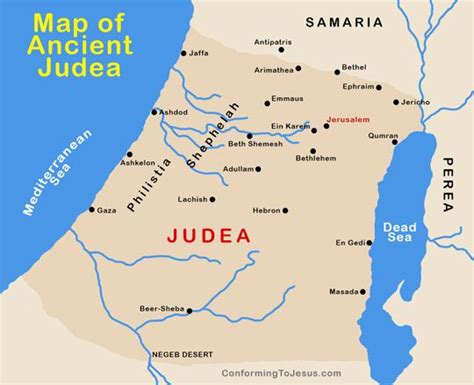 Map Of Judea And Galilee Archives AtoZMom S BSF Blog 40 OFF