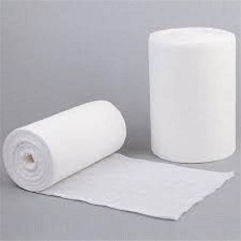 White Plain Cotton Gamjee Roll Sterile For Clinic Hospital