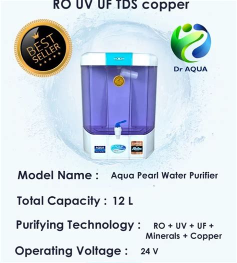 Automatic Wall Mount Table Top Aqua Pearl RO Alkaline Water Purifier