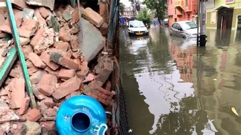 Kolkata Rains बंगाल में जारी बारिश से कई इलाकों में जलजमाव बाढ़ का