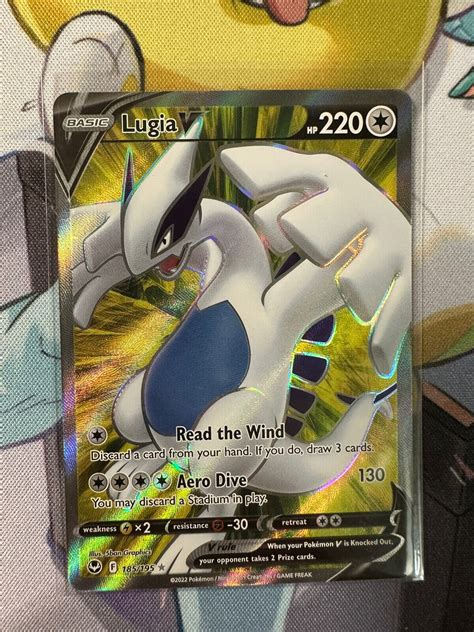 Lugia V Full Art Swsh Silver Tempest Ultra Rare Values